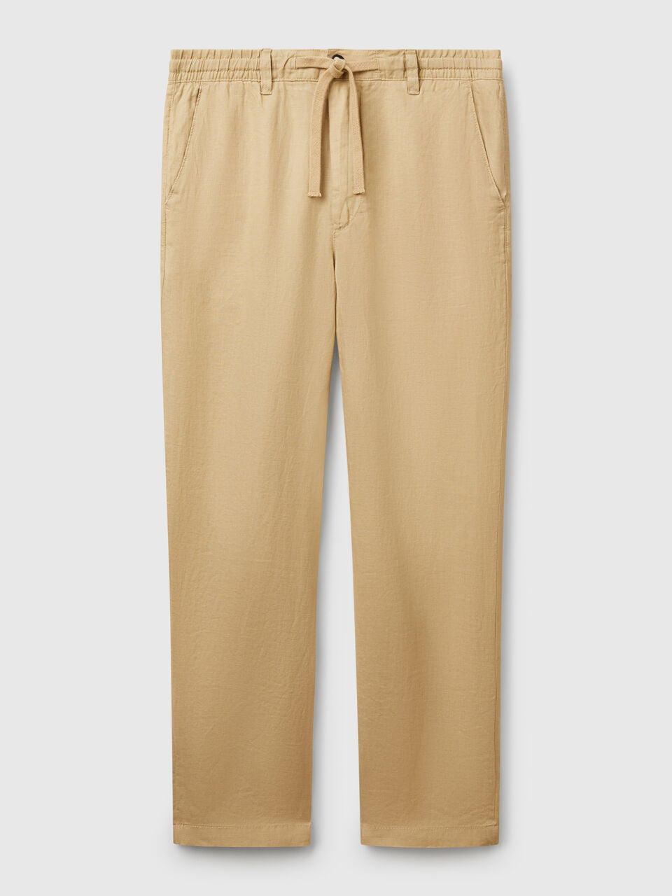 TROUSERS IN PURE LINEN WITH DRAWSTRING