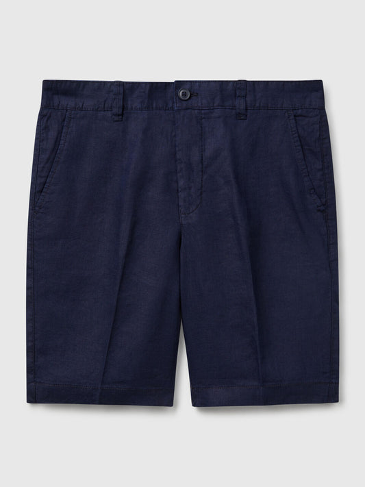 BERMUDAS IN PURE LINEN