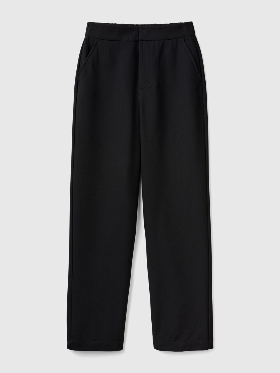 REGULAR FIT FLOWY TROUSERS