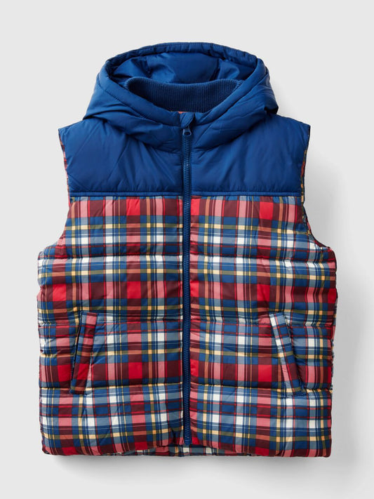 TARTAN PADDED VEST