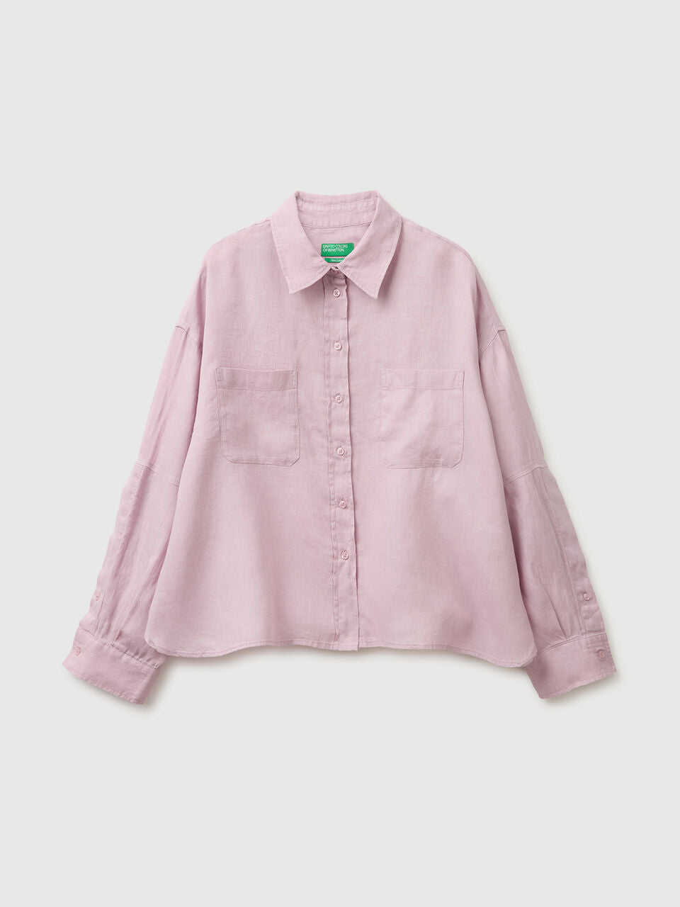 100% LINEN SHIRT WITH POCKETS