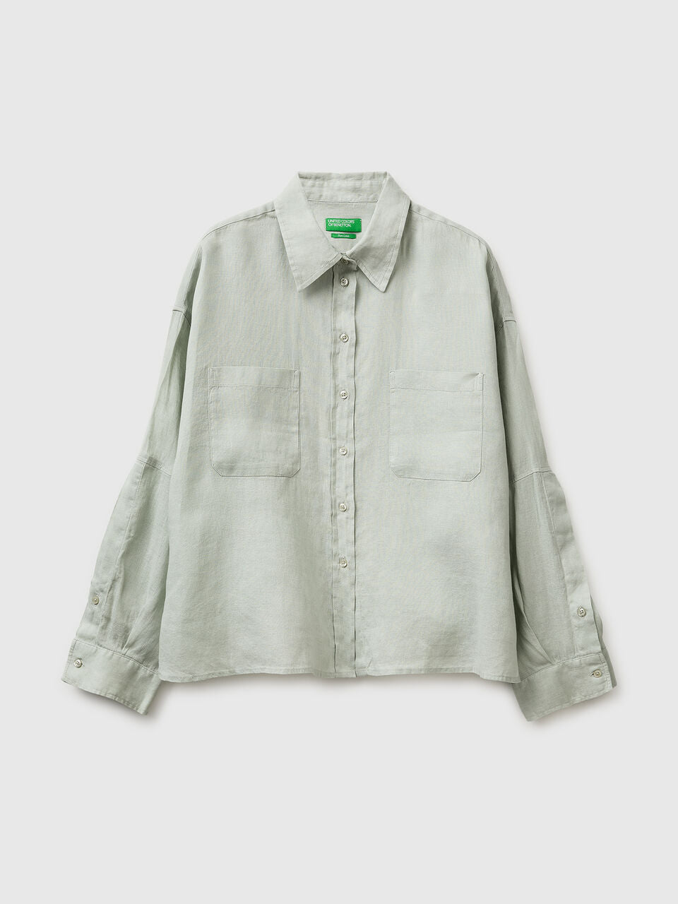 100% LINEN SHIRT WITH POCKETS