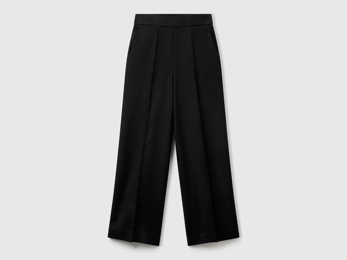 PALAZZO TROUSERS IN PURE LINEN
