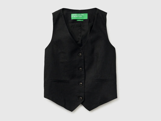 100% LINEN VEST