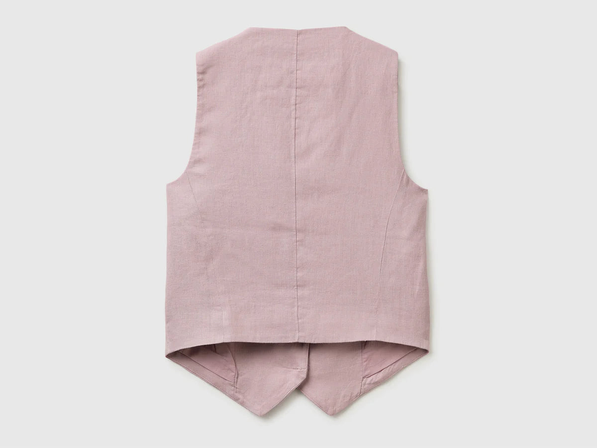 100% LINEN VEST