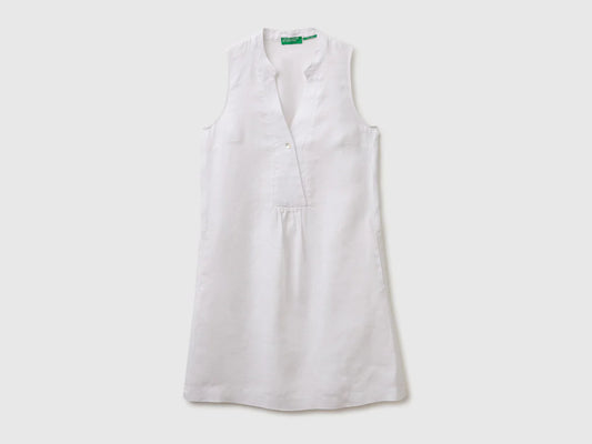 100% LINEN SHORT DRESS