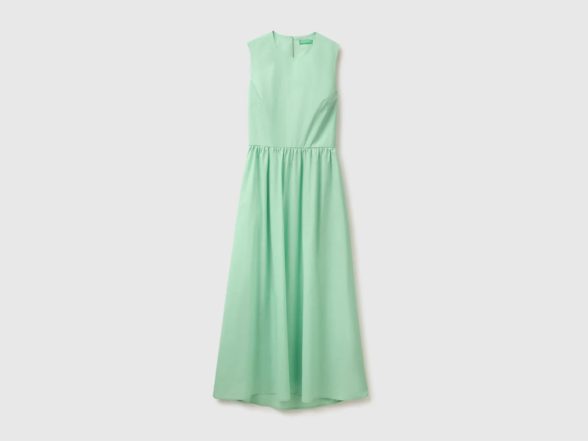 SLEEVELESS MIDI DRESS