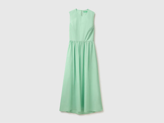 SLEEVELESS MIDI DRESS