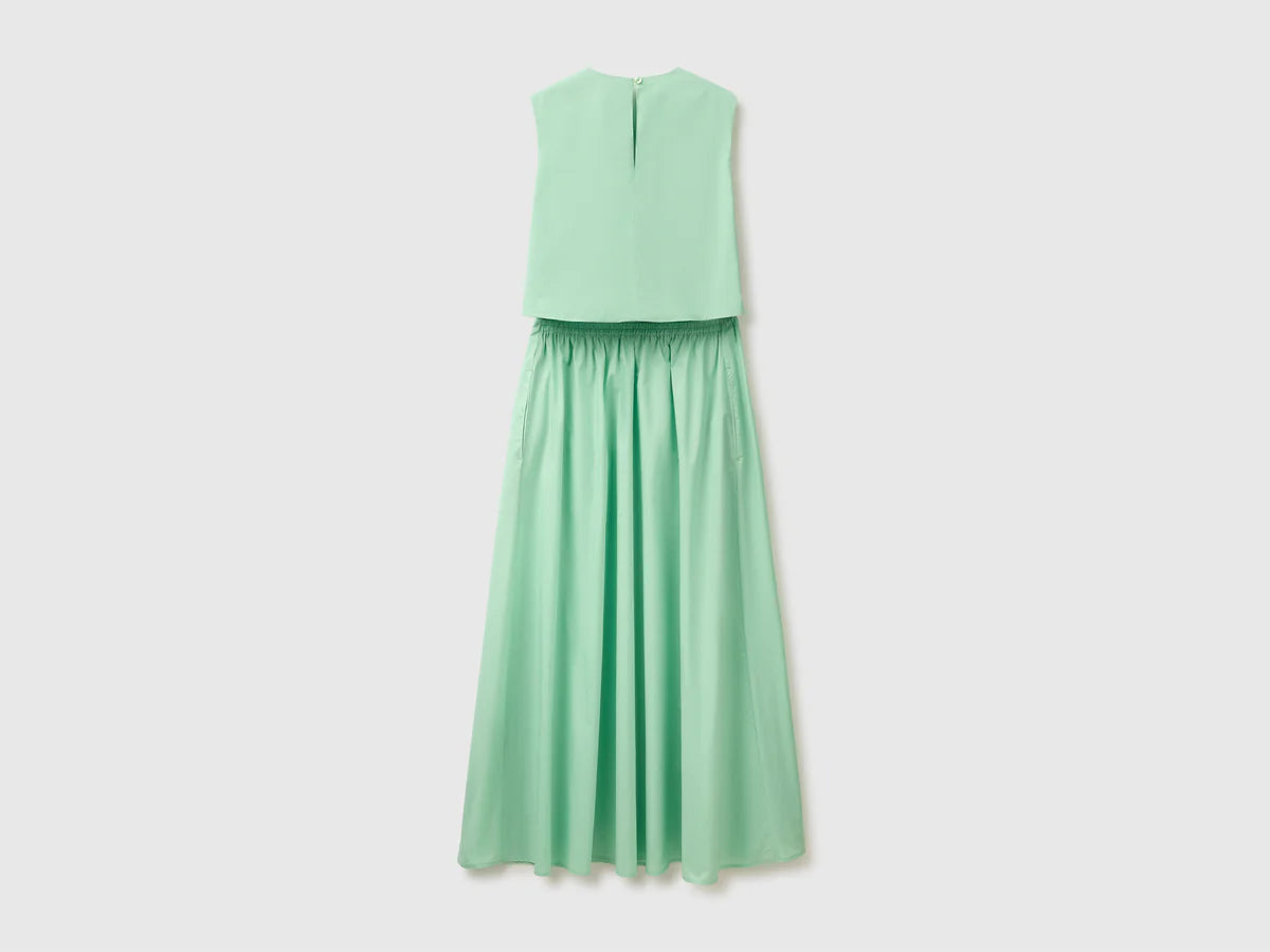 SLEEVELESS MIDI DRESS