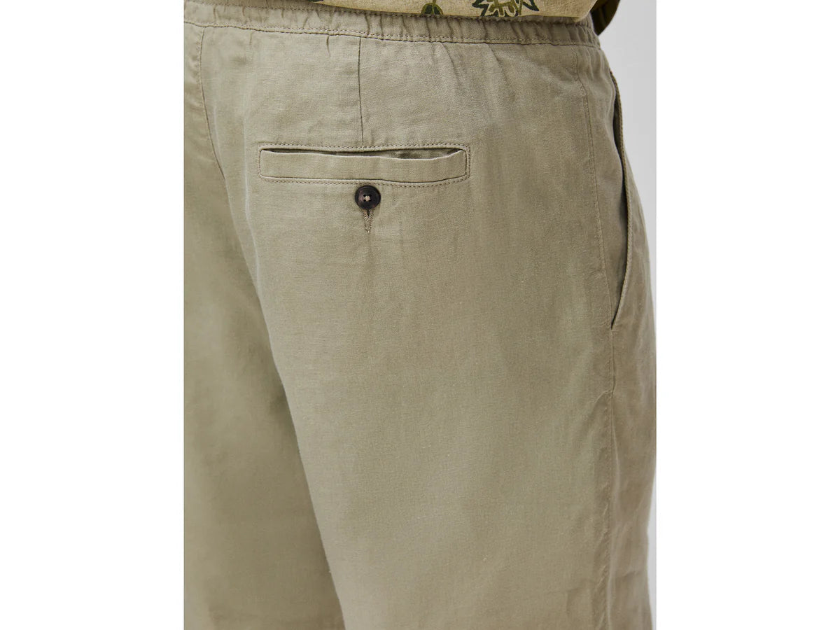 PURE LINEN BERMUDA SHORTS