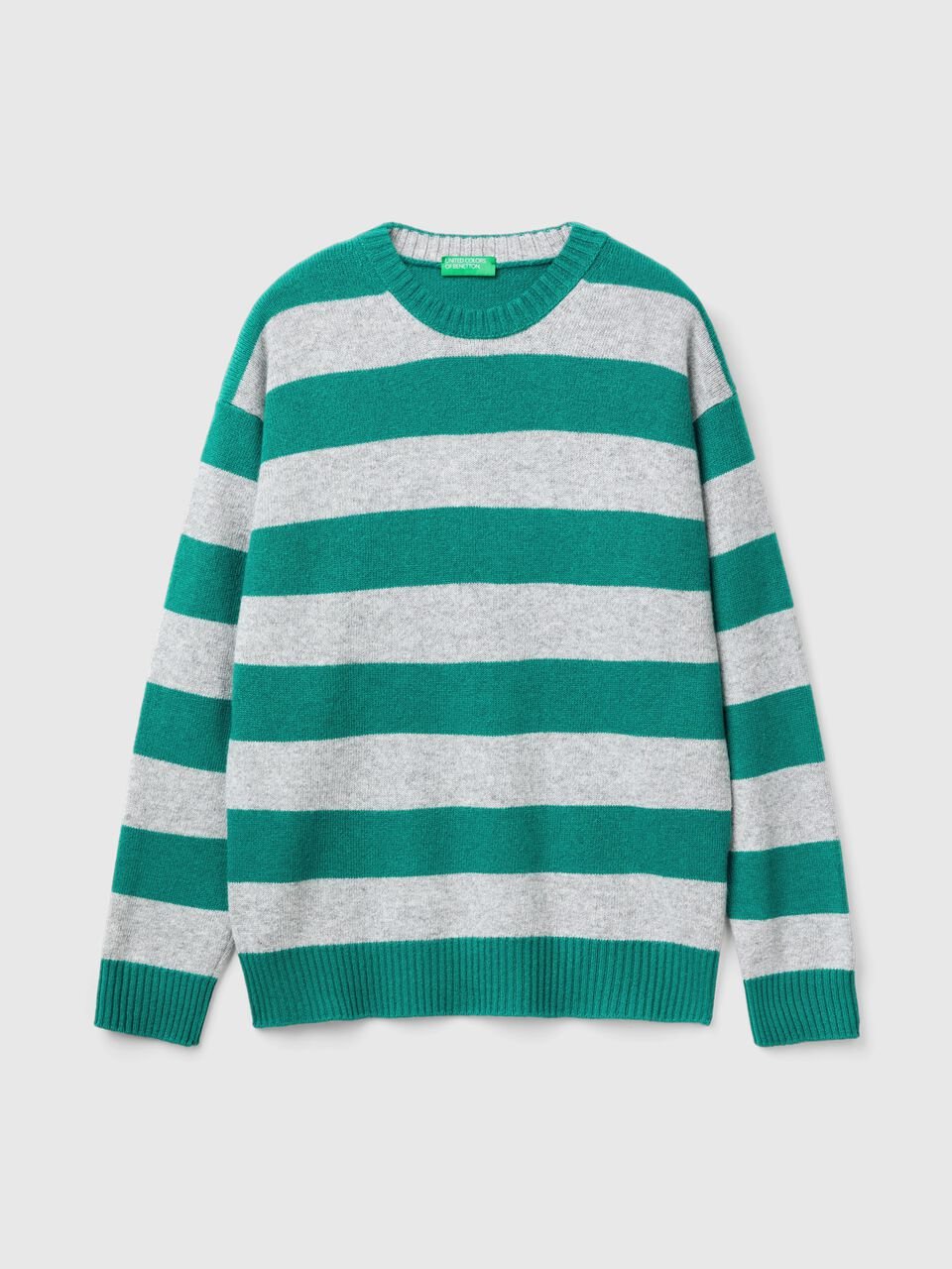 STRIPED SWEATER IN WOOL BLEND