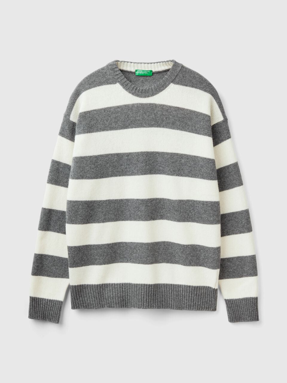 STRIPED SWEATER IN WOOL BLEND