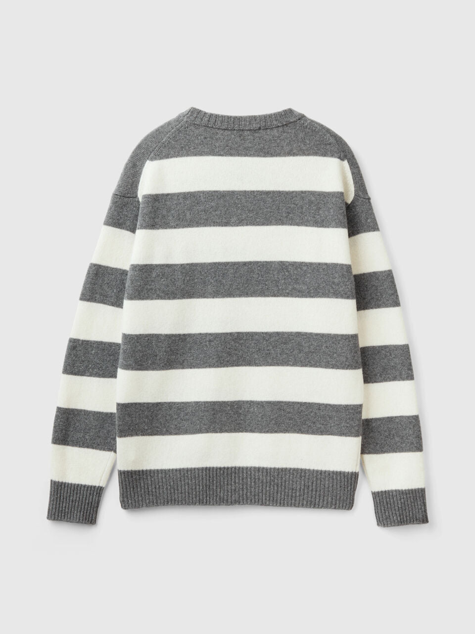 STRIPED SWEATER IN WOOL BLEND