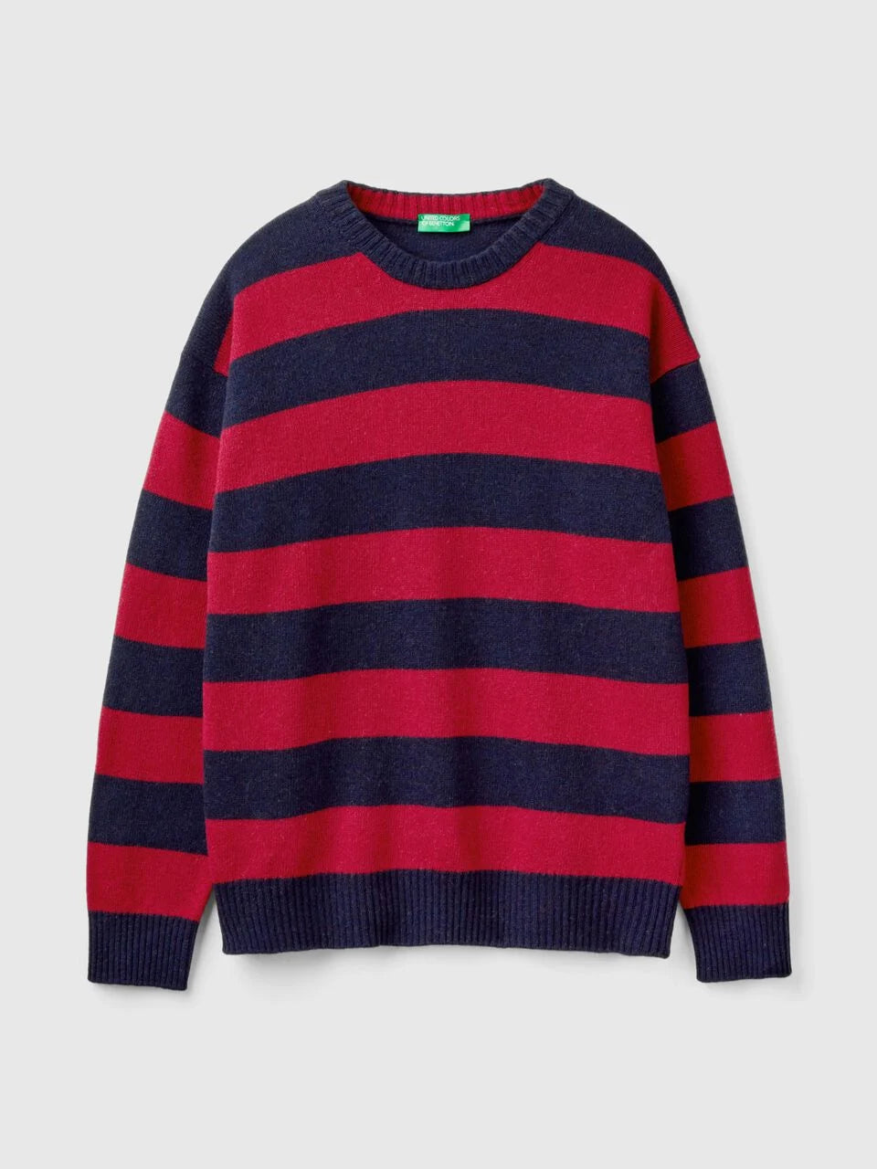 STRIPED SWEATER IN WOOL BLEND