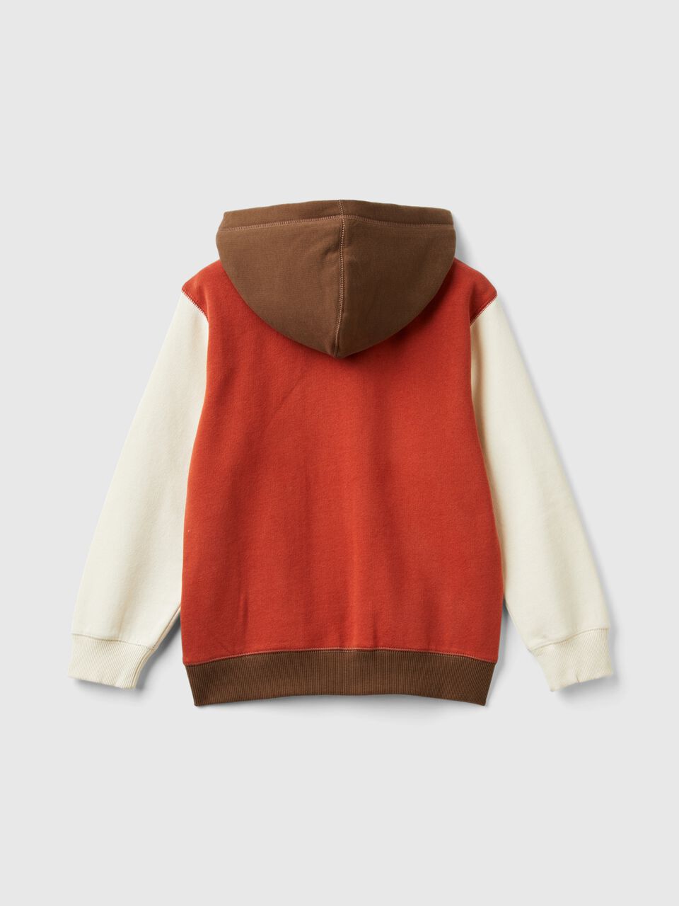 SWEATSHIRT WITH LINED HOOD