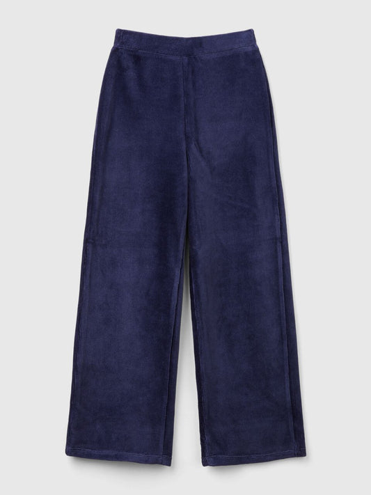 WIDE CHENILLE TROUSERS