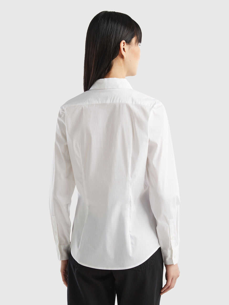 SHIRT IN STRETCH COTTON BLEND