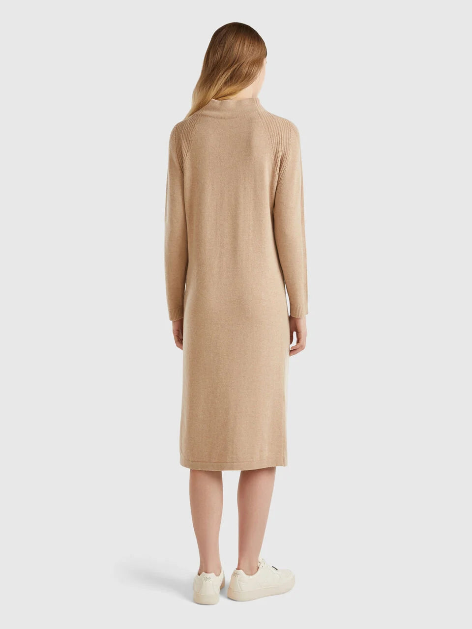 CASHMERE BLEND MIDI DRESS