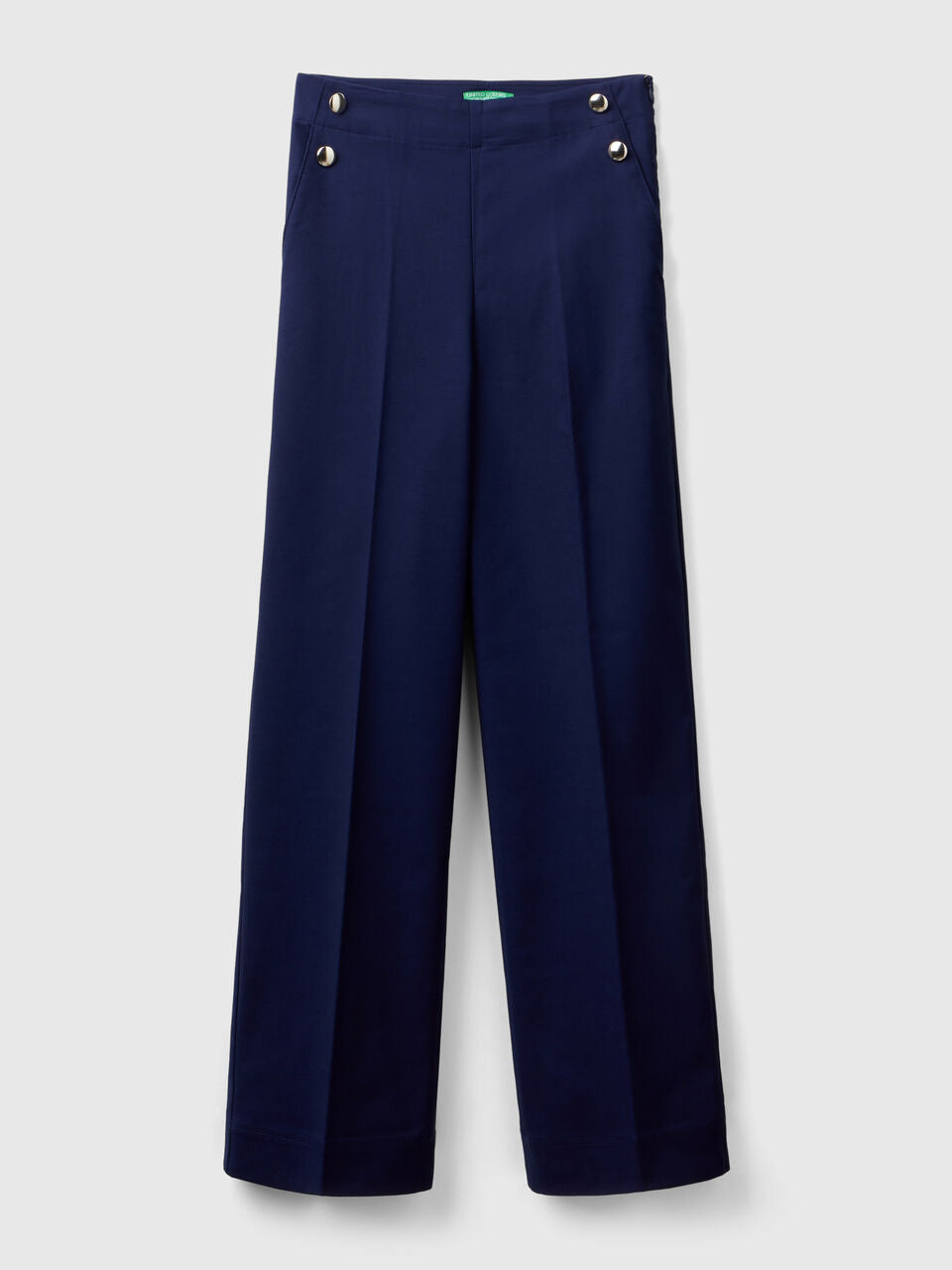 HIGH-WAISTED PALAZZO TROUSERS