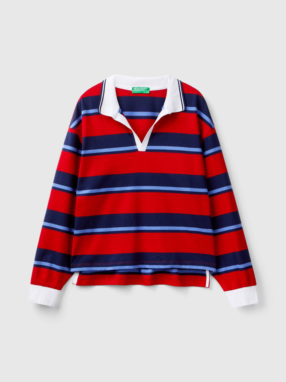 STRIPED POLO IN PURE COTTON