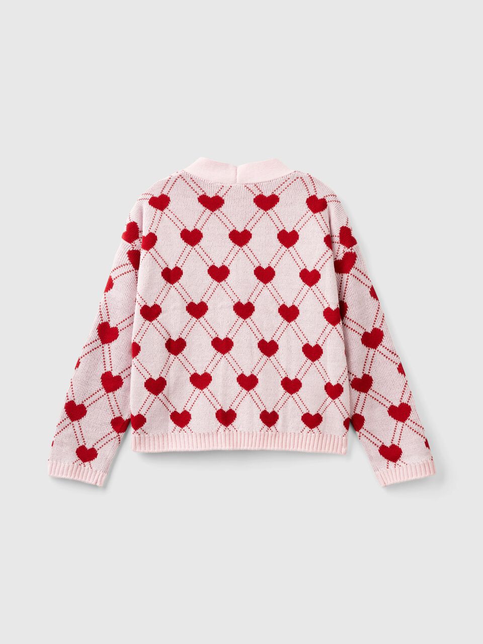 CARDIGAN WITH HEART MOTIF