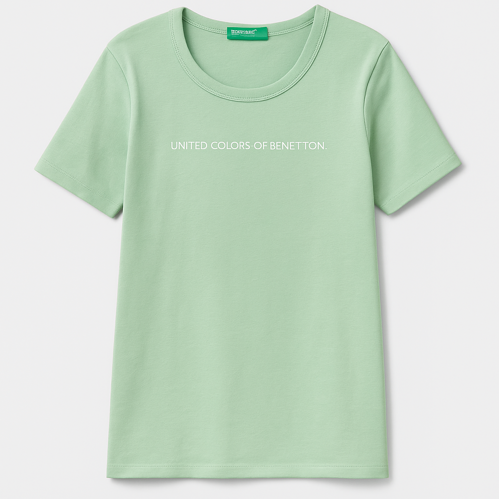 T-SHIRT IN 100% COTTON WITH GLITTER PRINT LOGO