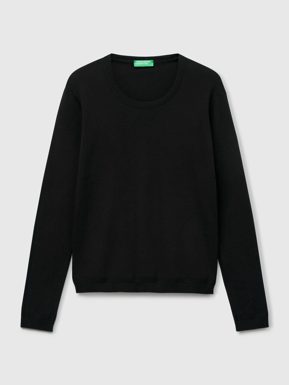 CREW NECK SWEATER IN PURE COTTON