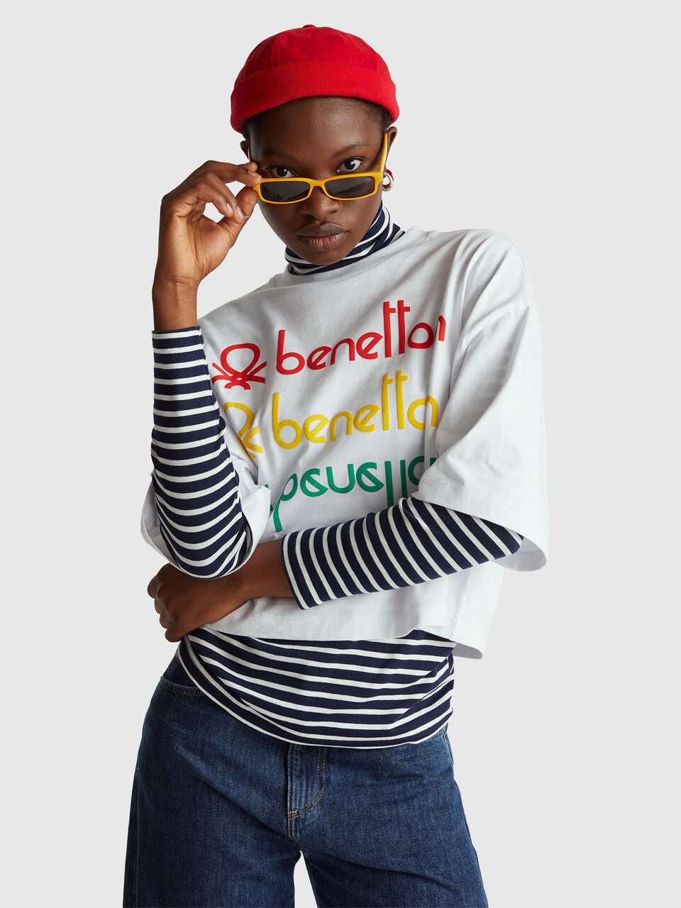 T-SHIRT WITH STRANGER THINGS PRINT